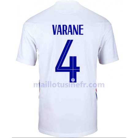 Maillot de Foot France Raphael Varane 4 Extérieur UEFA EURO 2020